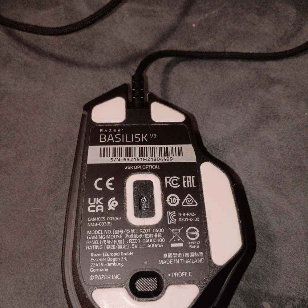 Razer Basilisk Wired Gaming Mouse RZp